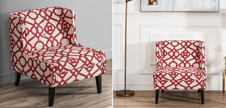 Кресло Red and White Ornament