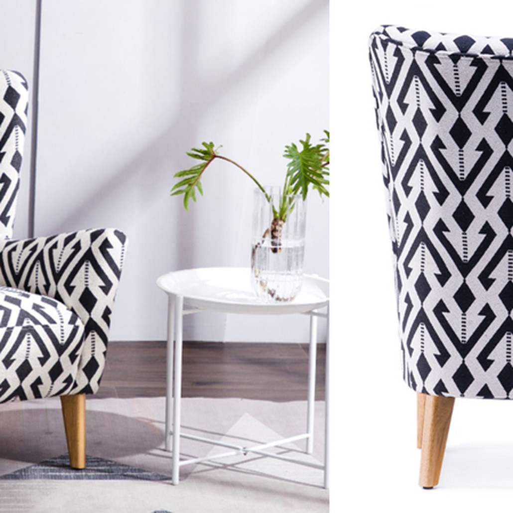 Кресло Black and White Triangle Chair