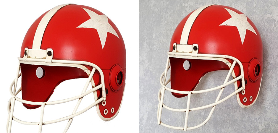Аксессуар на стену Helmet with Star Red