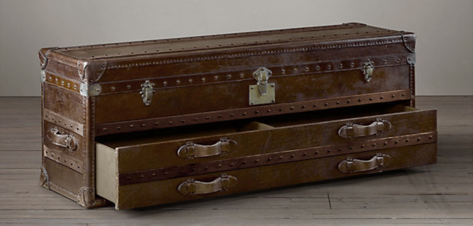 Mayfair Steamer Trunk Low Chest