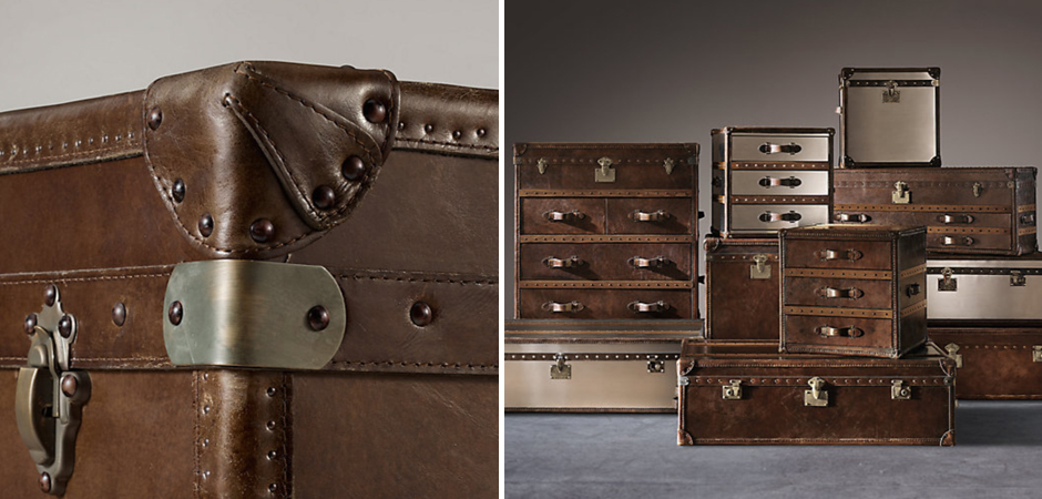 Mayfair Steamer Trunk Low Chest