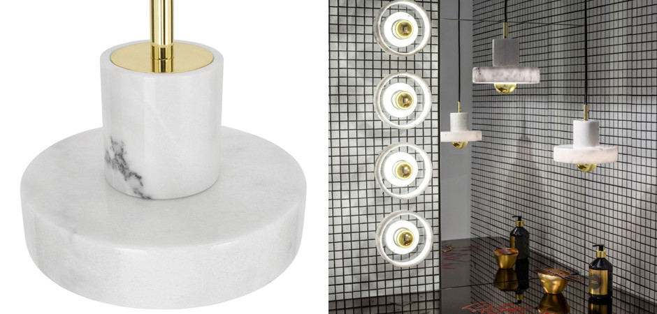 Подвесной светильник Tom Dixon Stone Pendant White