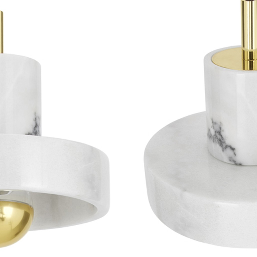 Люстра Tom Dixon Stone Pendant White 3