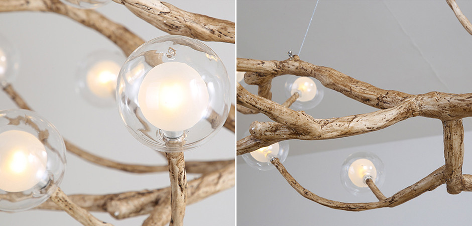 Люстра ветвь дерева Tree branch chandelier vintage