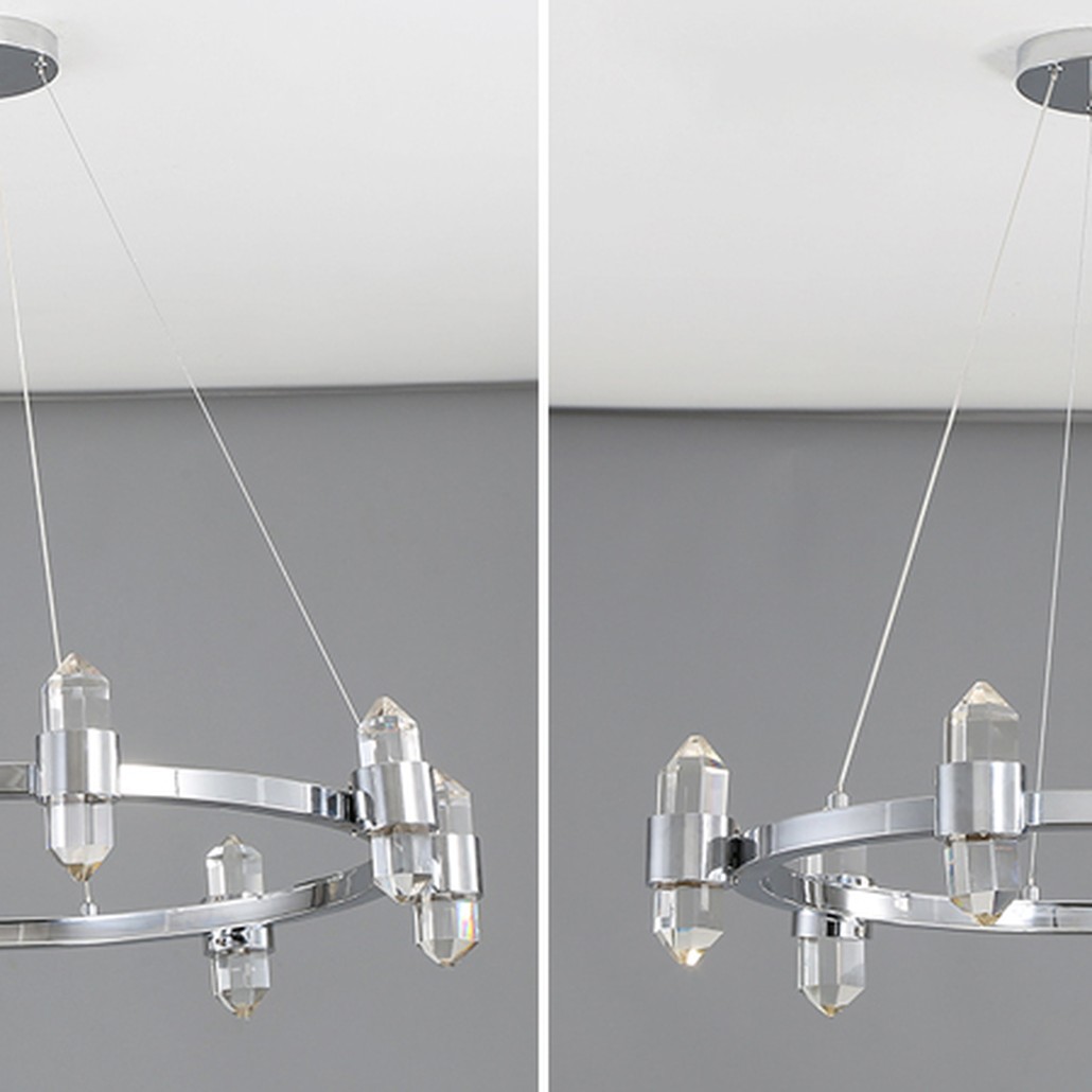 Люстра Crystal Ring Chandelier Chromium