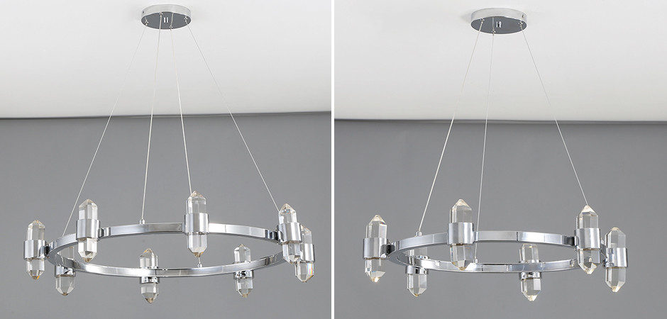 Люстра Crystal Ring Chandelier Chromium