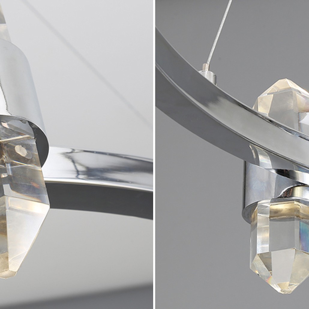 Люстра Crystal Ring Chandelier Chromium