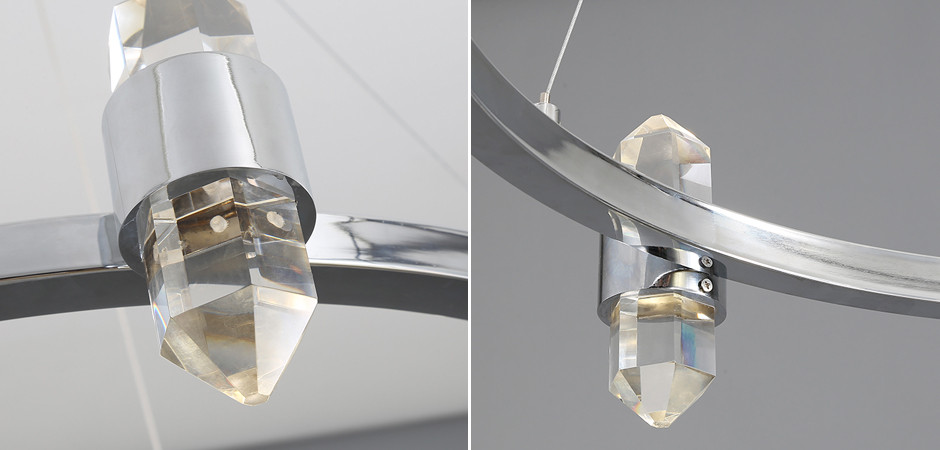 Люстра Crystal Ring Chandelier Chromium