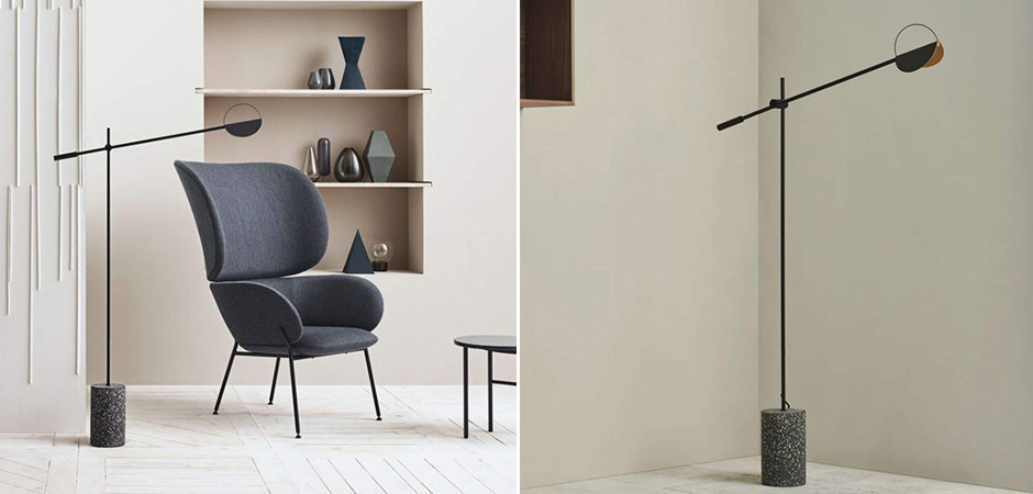 Торшер BOLIA LEAVES PENDANT black