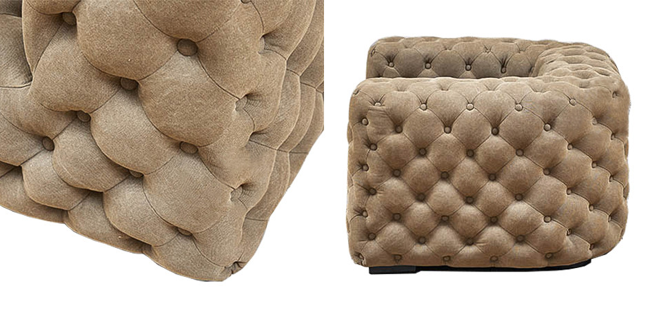 Кресло Soho Tufted Beige Armchair