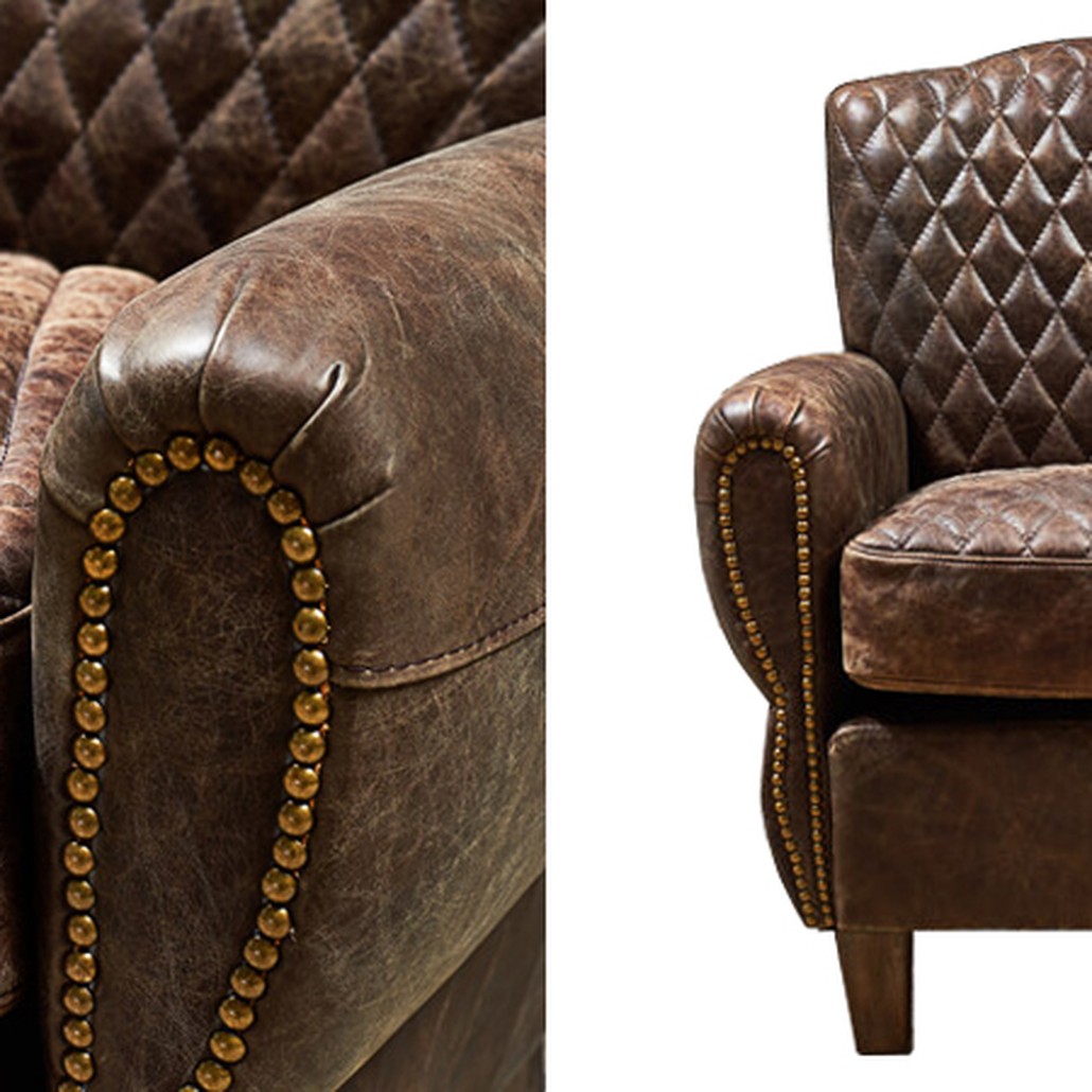 Кресло Jody Armchair Brown Leather