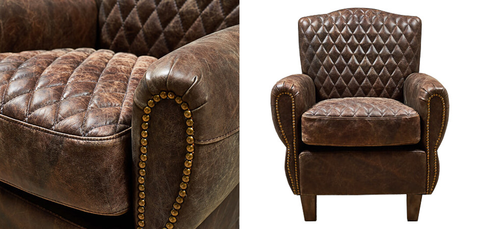 Кресло Jody Armchair Brown Leather