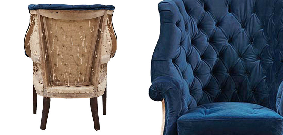 Кресло Gamilton Armchair Blue