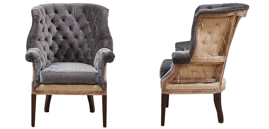 Кресло Gamilton Armchair Gray