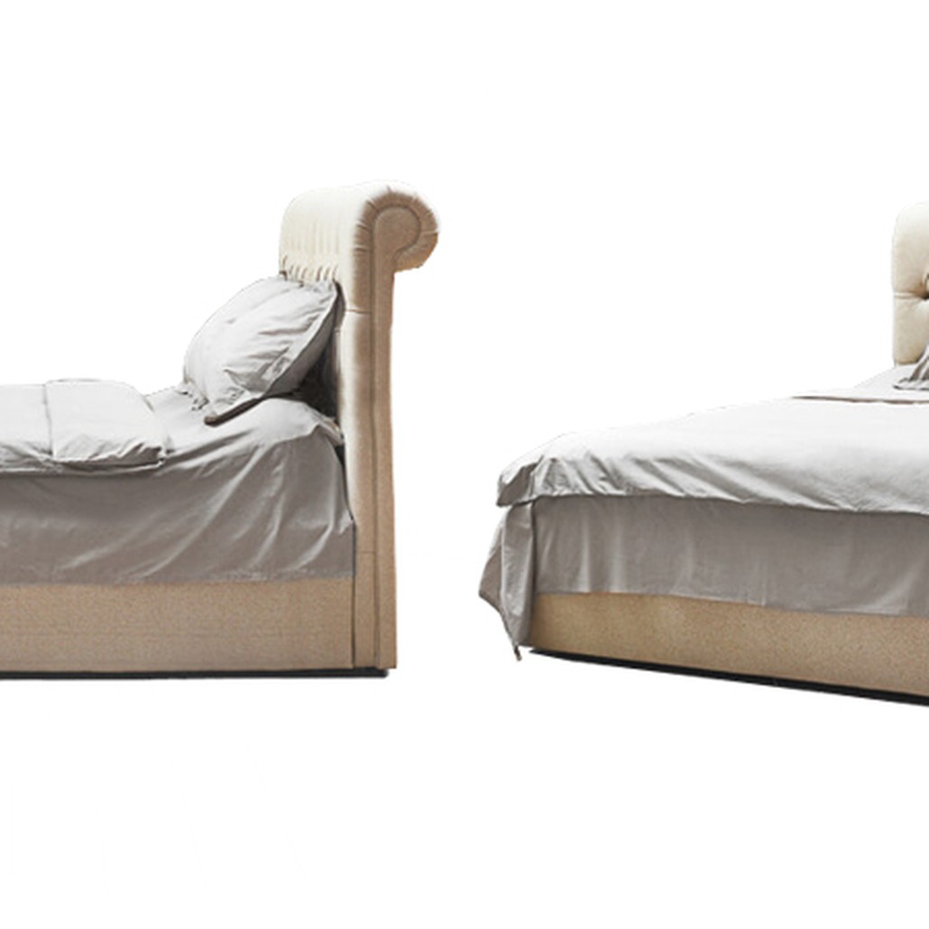 Кровать Beige Capitone Bed