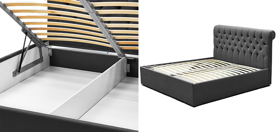 Кровать Beige Capitone Bed