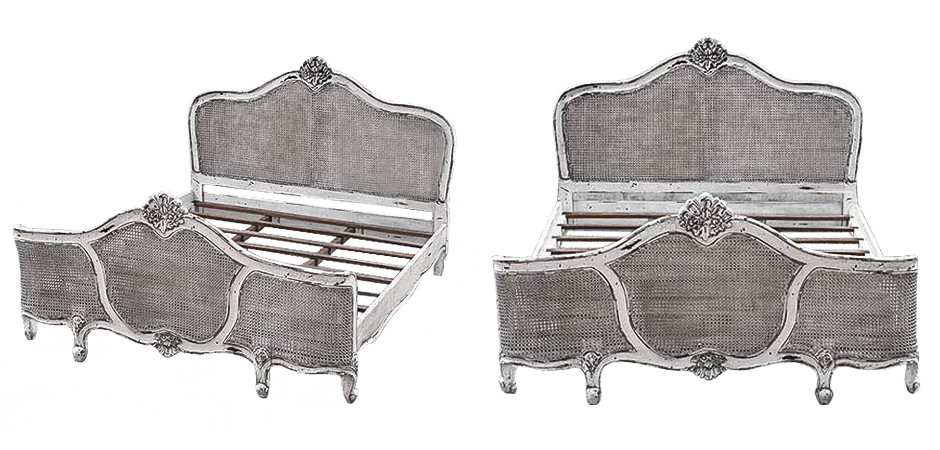 Кровать Wicker Bed White