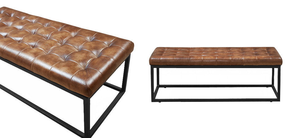 Банкетка Loft Leather Capitone