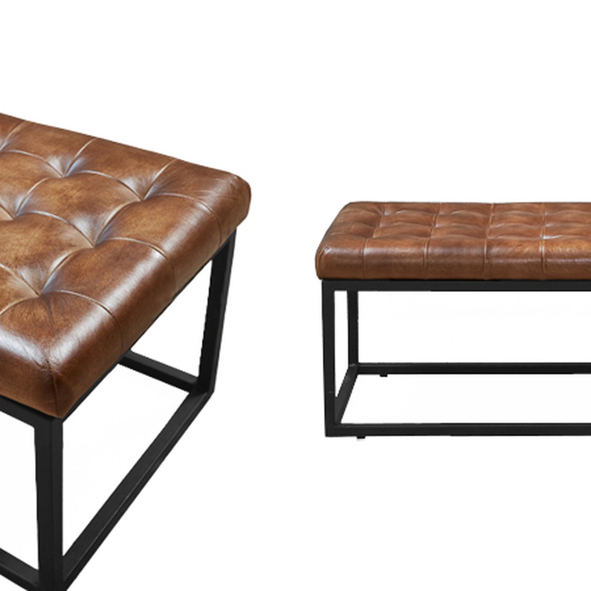 Банкетка Loft Leather Capitone