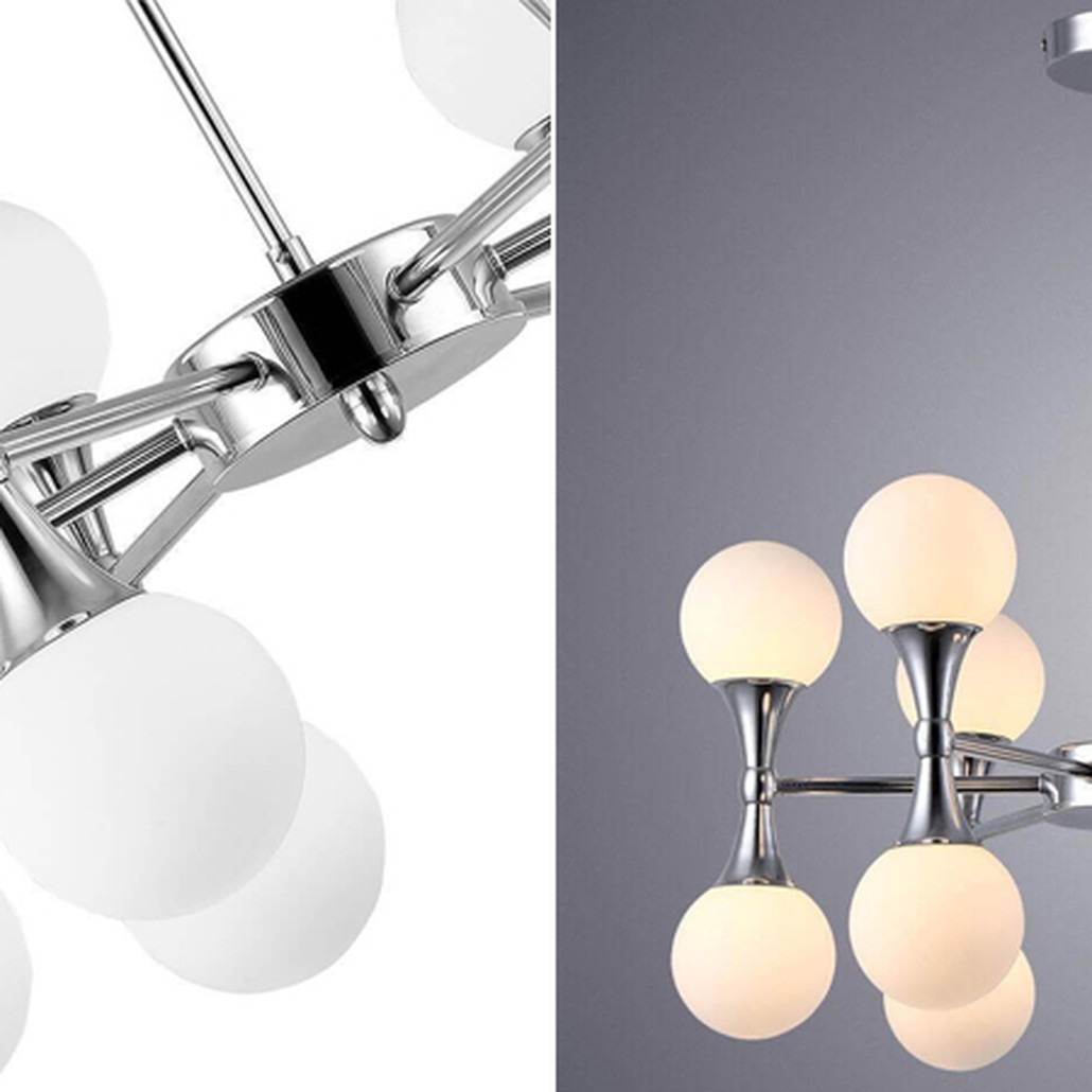 Люстра Ball Valley Chandelier Chromium 12