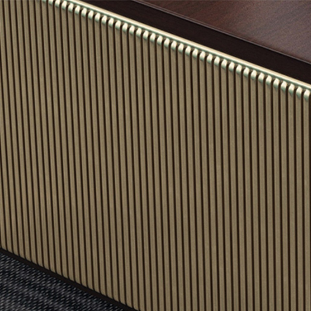 Birmingham Textured Coffee Table Gold