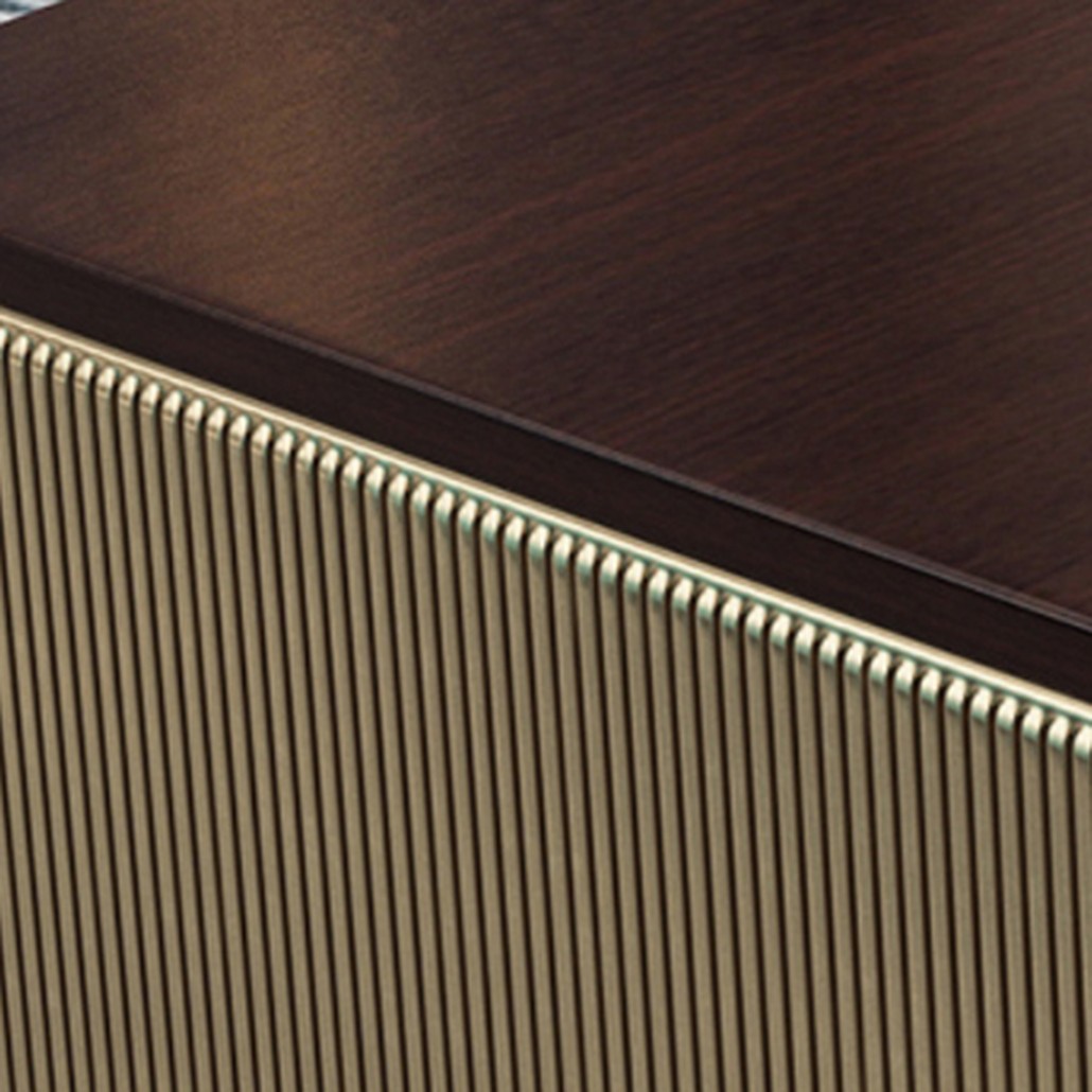 Birmingham Textured Coffee Table Gold