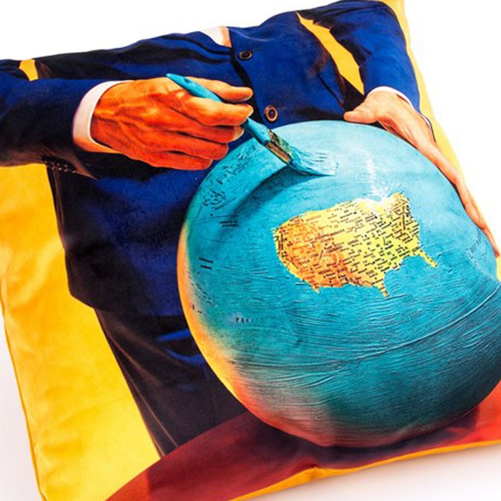 Подушка Seletti Cushion Globe Design Toiletpaper