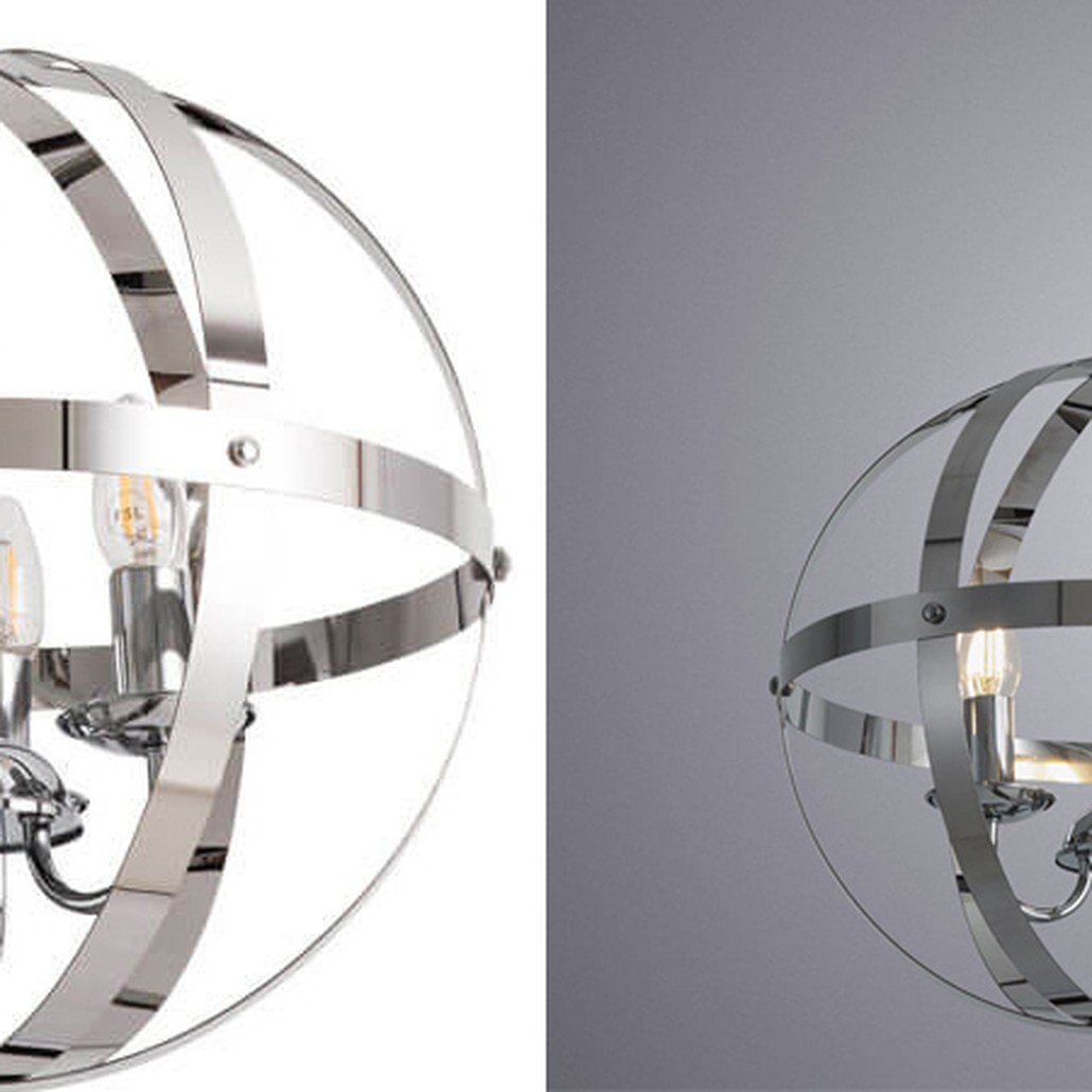Люстра Metal Stripes Ball