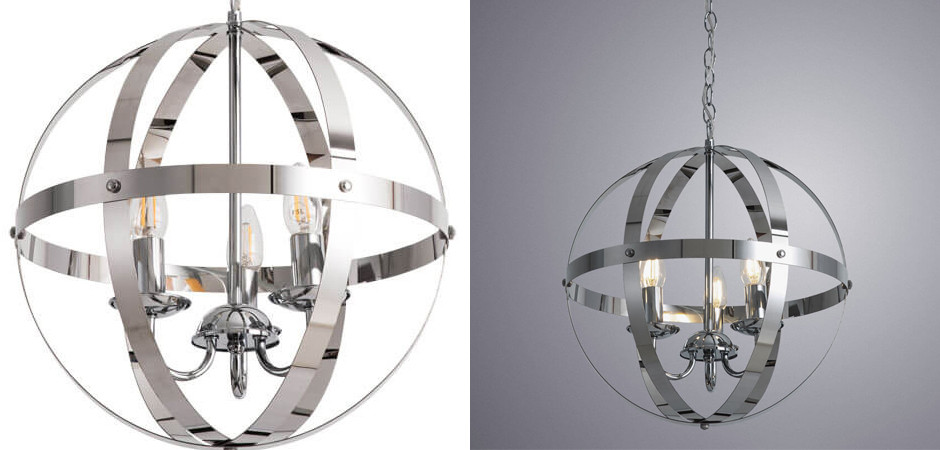 Люстра Metal Stripes Ball