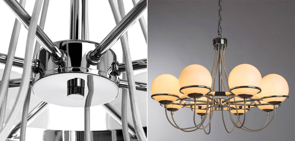 Люстра Melissa Chandelier Chromium