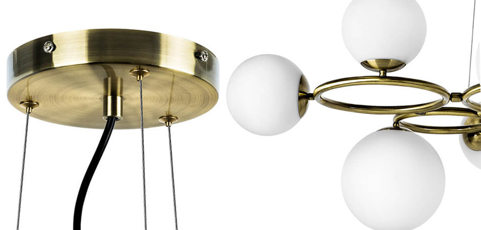 Люстра Bubbles on 4 Rings Chandelier