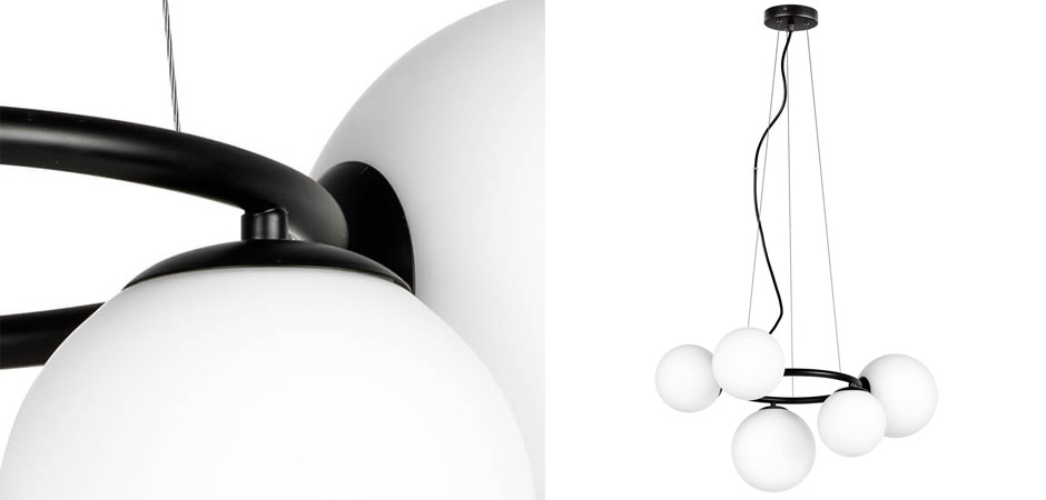Люстра Bubbles on Ring Chandelier Black