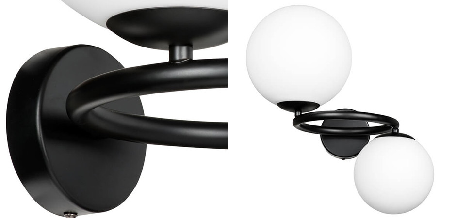 Бра Bubbles on Ring Sconces Black