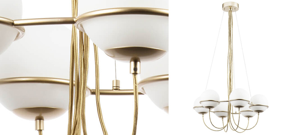 Люстра Melissa Chandelier Champagne 6