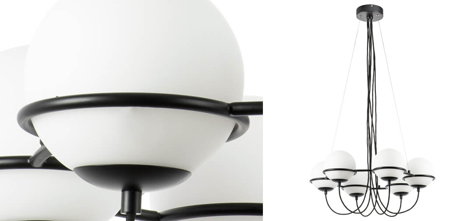 Люстра Melissa Chandelier Black 6