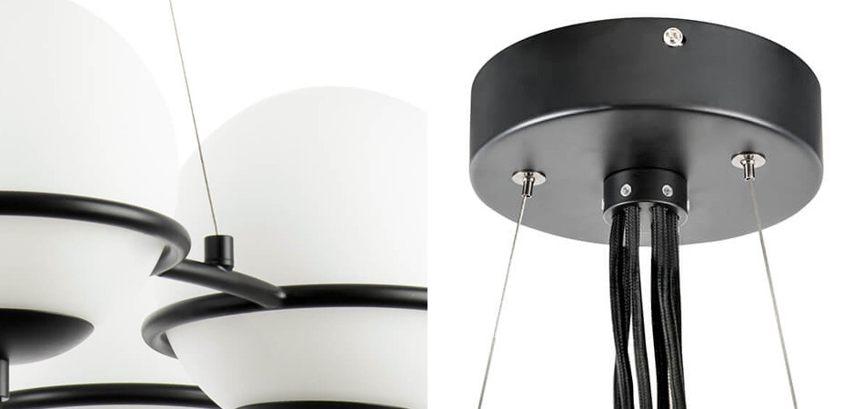 Люстра Melissa Chandelier Black 6