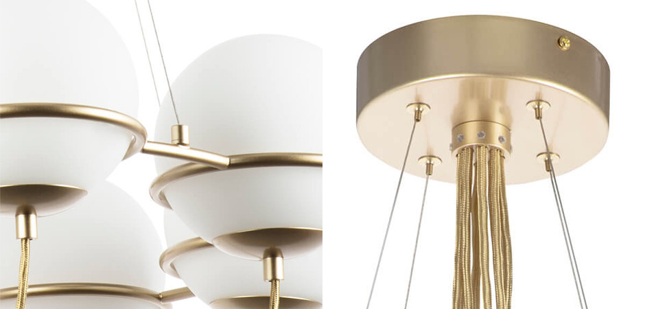 Люстра Melissa Chandelier Champagne 8