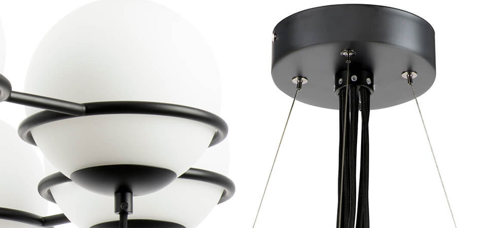 Люстра Melissa Chandelier Black 8