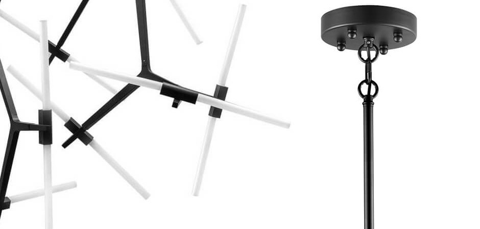 Люстра Агнес Chandelier Black 20