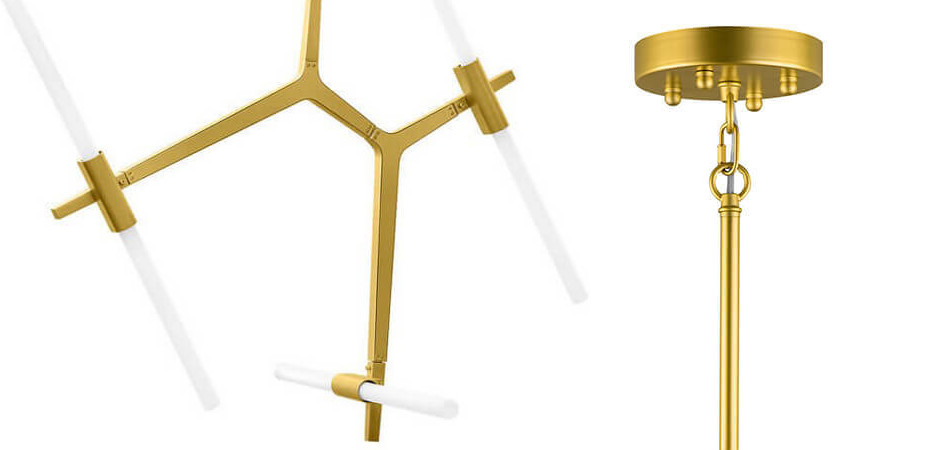 Люстра Агнес Chandelier Gold 6