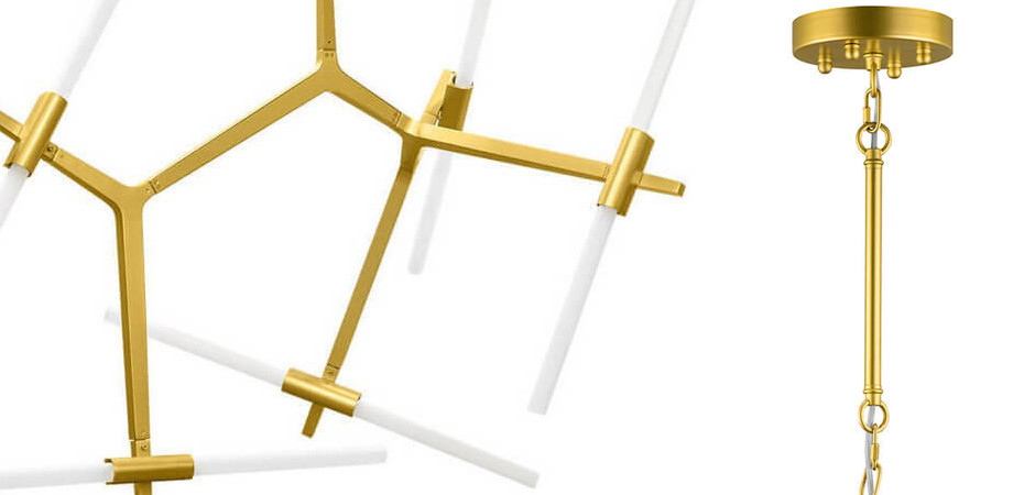 Люстра Агнес Chandelier Gold 10
