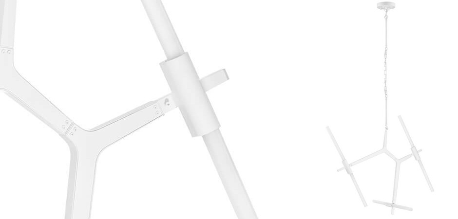 Люстра Агнес Chandelier White 6