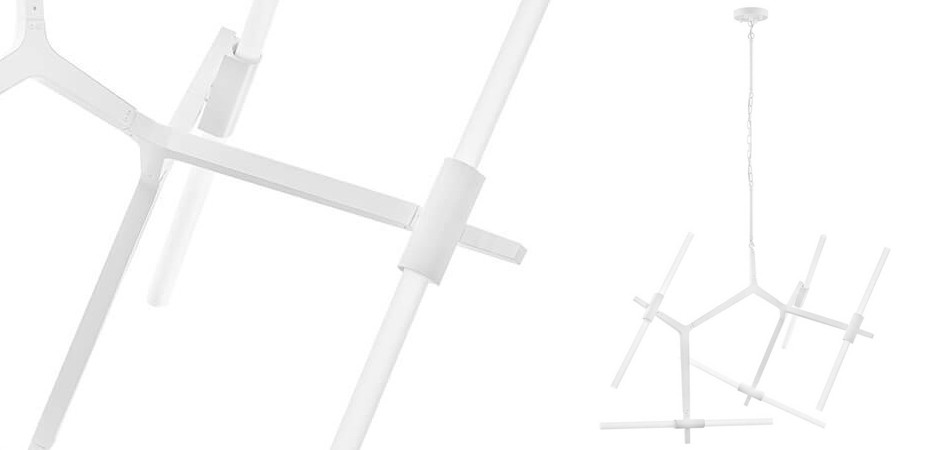 Люстра Агнес Chandelier White 10