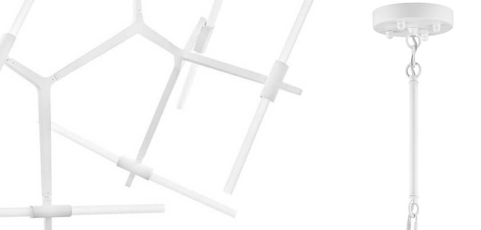 Люстра Агнес Chandelier White 10
