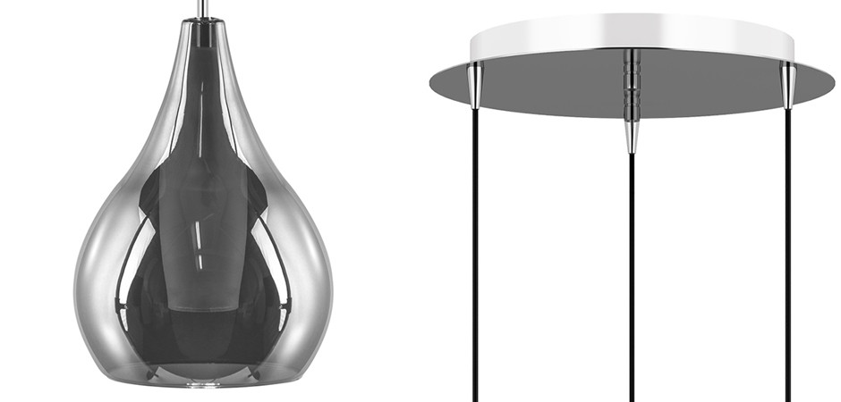 Люстра Candiano Smoke Triple