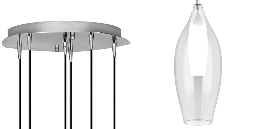 Люстра Candiano Transparent 6 Light