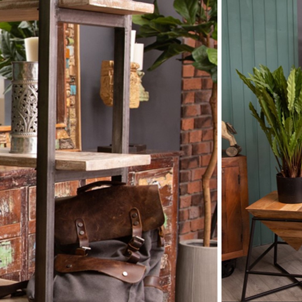Стеллаж Takari Industrial light Wood