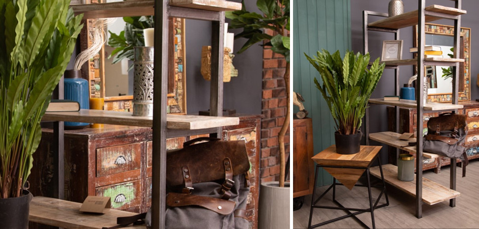 Стеллаж Takari Industrial light Wood