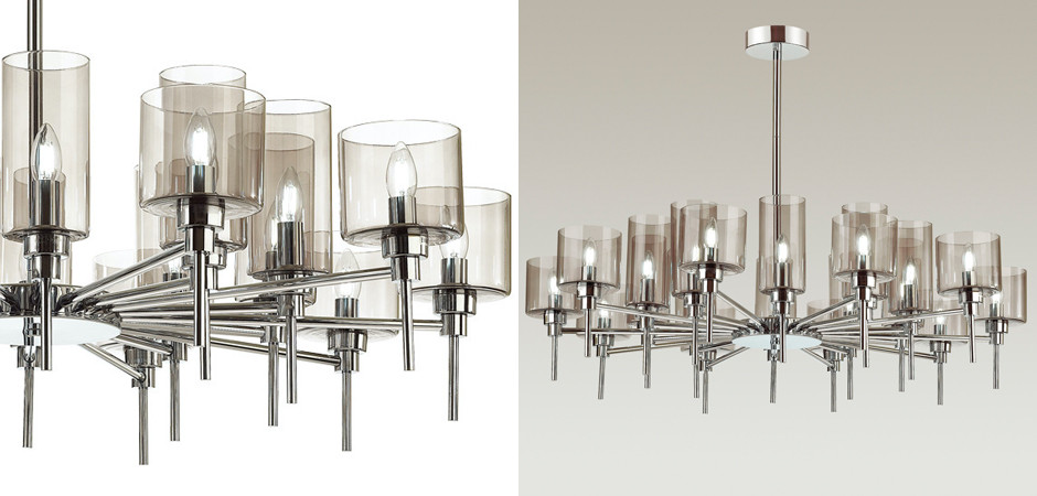 Люстра AXO Light Spillray Chromium Lamps 20