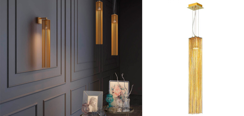 Подвесной светильник Atlantis Chain Gold One